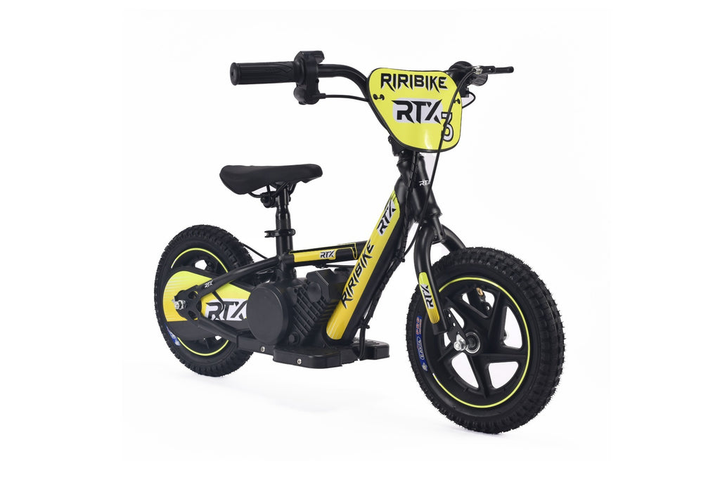 RIRIBIKE RTX3 12" 24V – Elektrische loopfiets kind | Geel