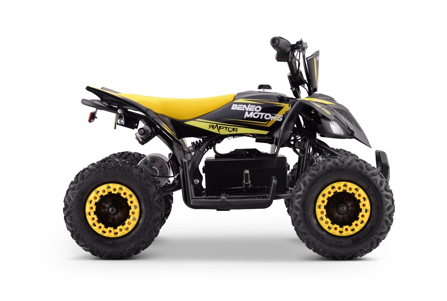 Raptor 800 W – Quad électrique enfant | Jaune