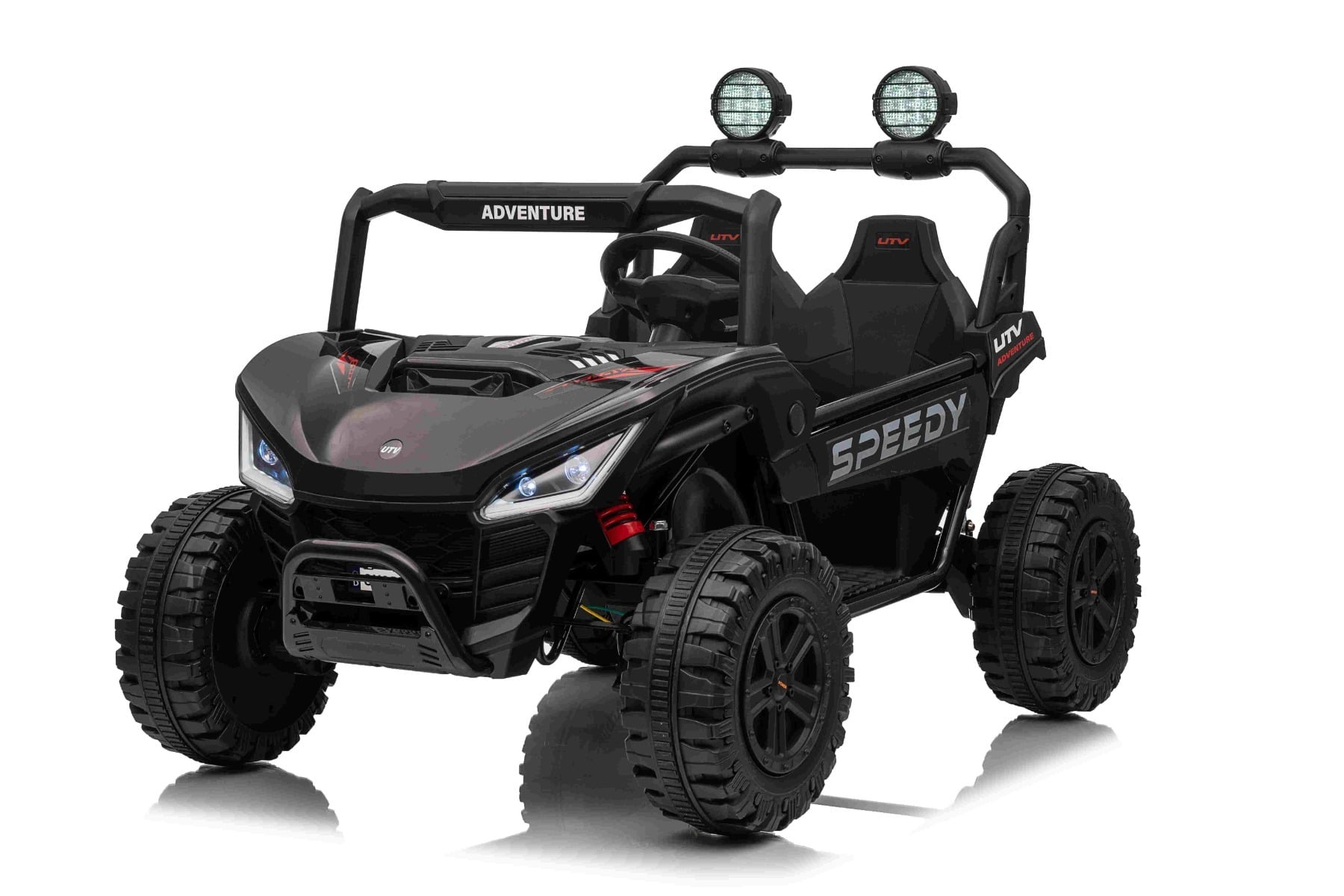 T-Rex Ride 24V – Voiture électrique enfant 2 places | Noir