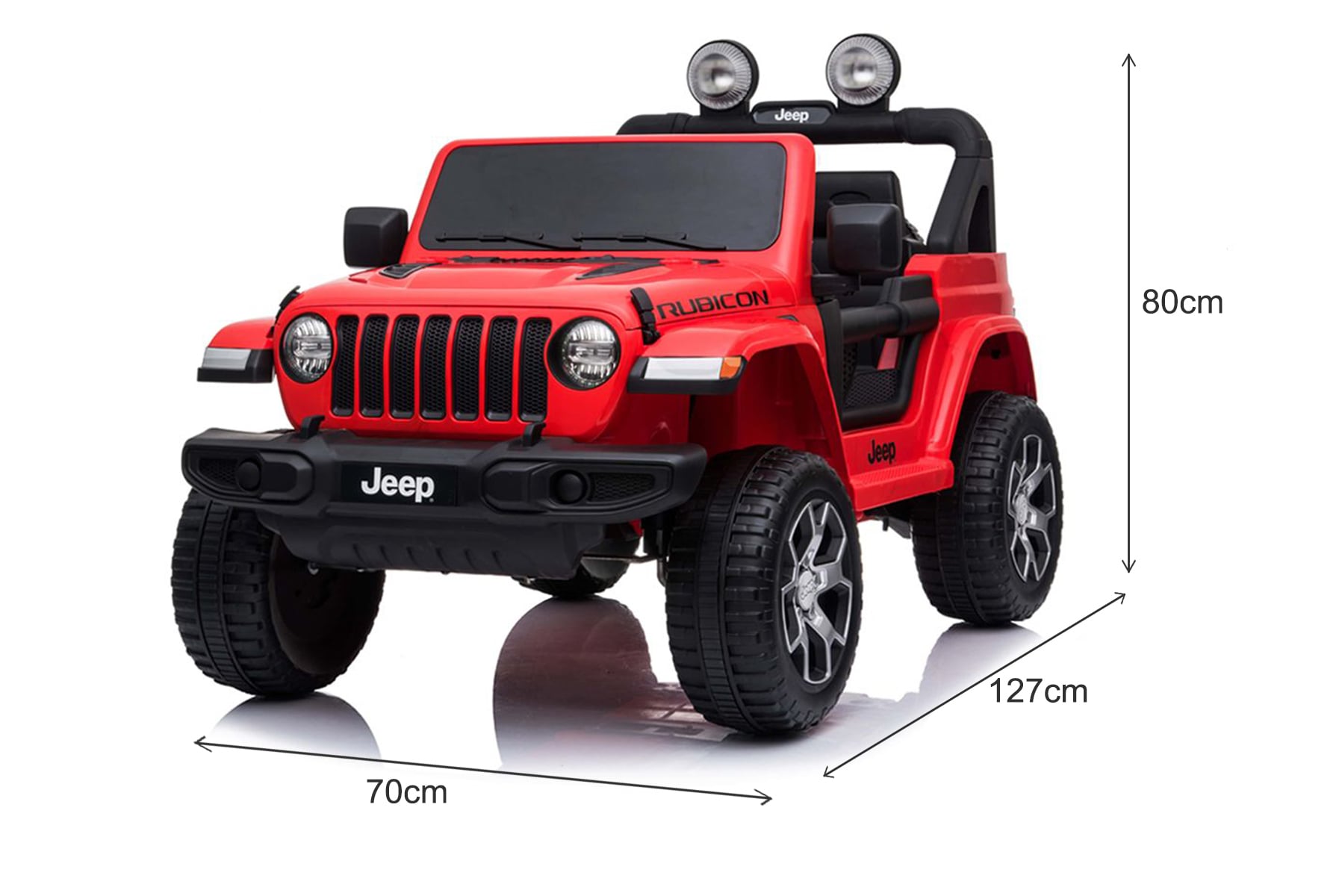 JEEP Wrangler 12V – Voiture électrique enfant 2 places | Vert
