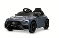 Voiture électrique enfant Mercedes CLE 12V avec traction arrière, gris, monoplace, batterie lithium