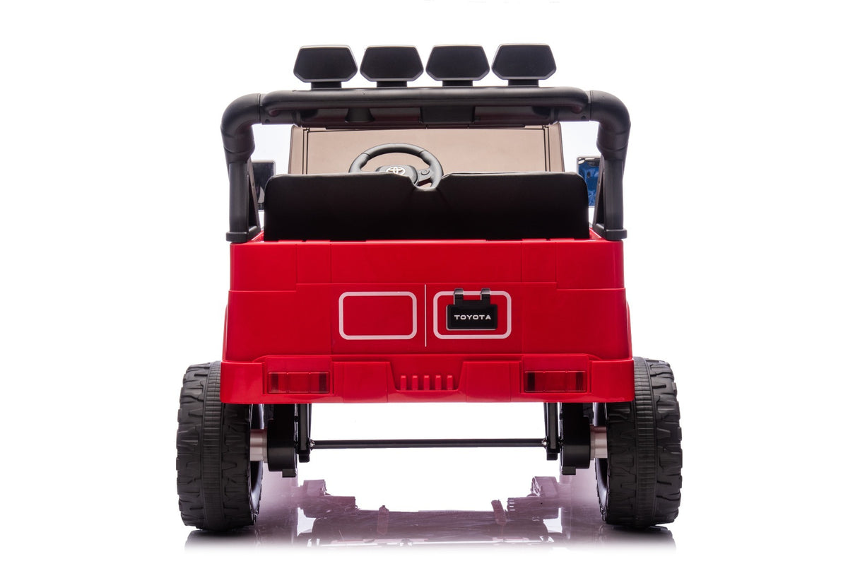 Toyota FJ Cruiser 24V – Voiture électrique enfant 2 places | Rouge