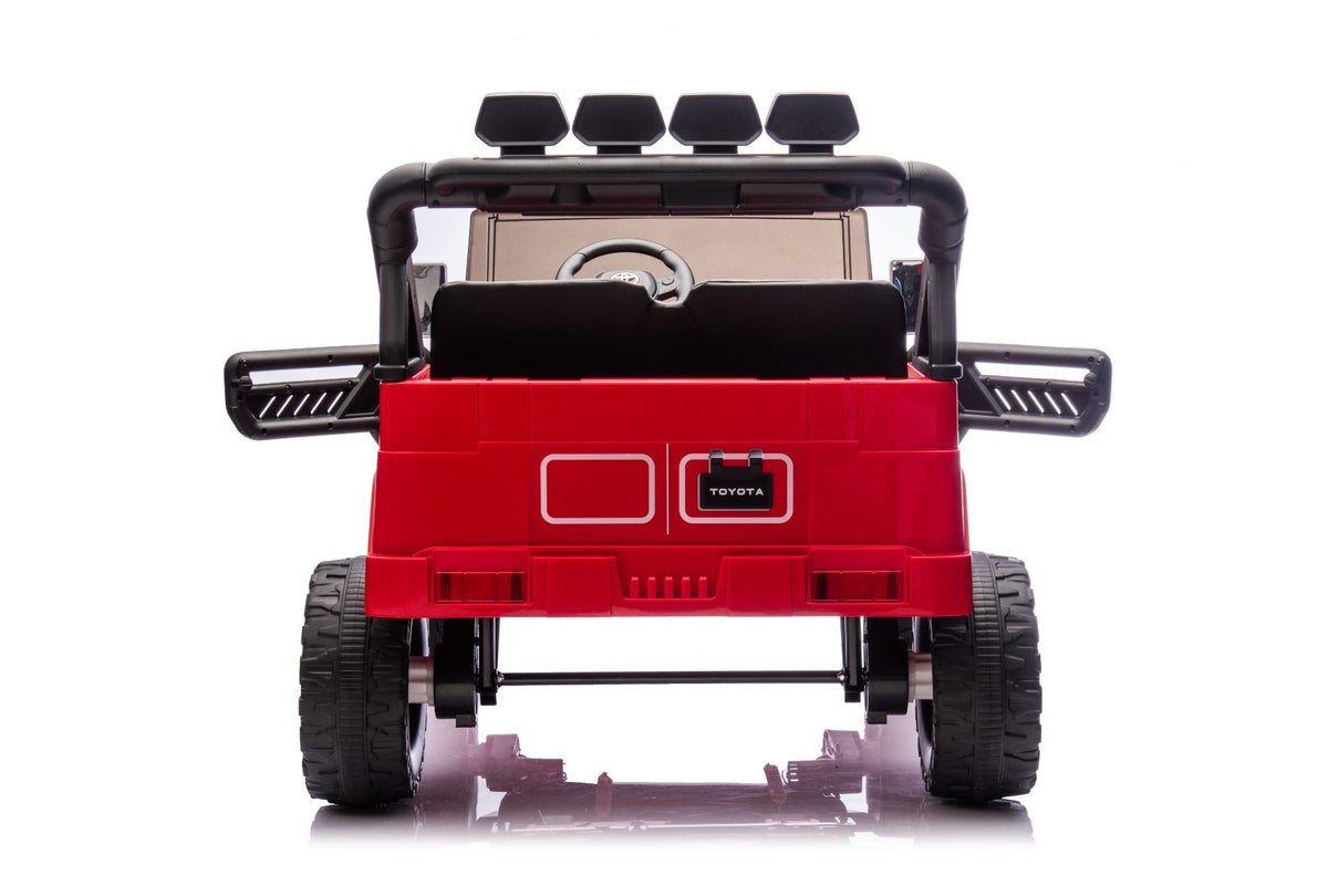 Toyota FJ Cruiser 24V – Voiture électrique enfant 2 places | Rouge