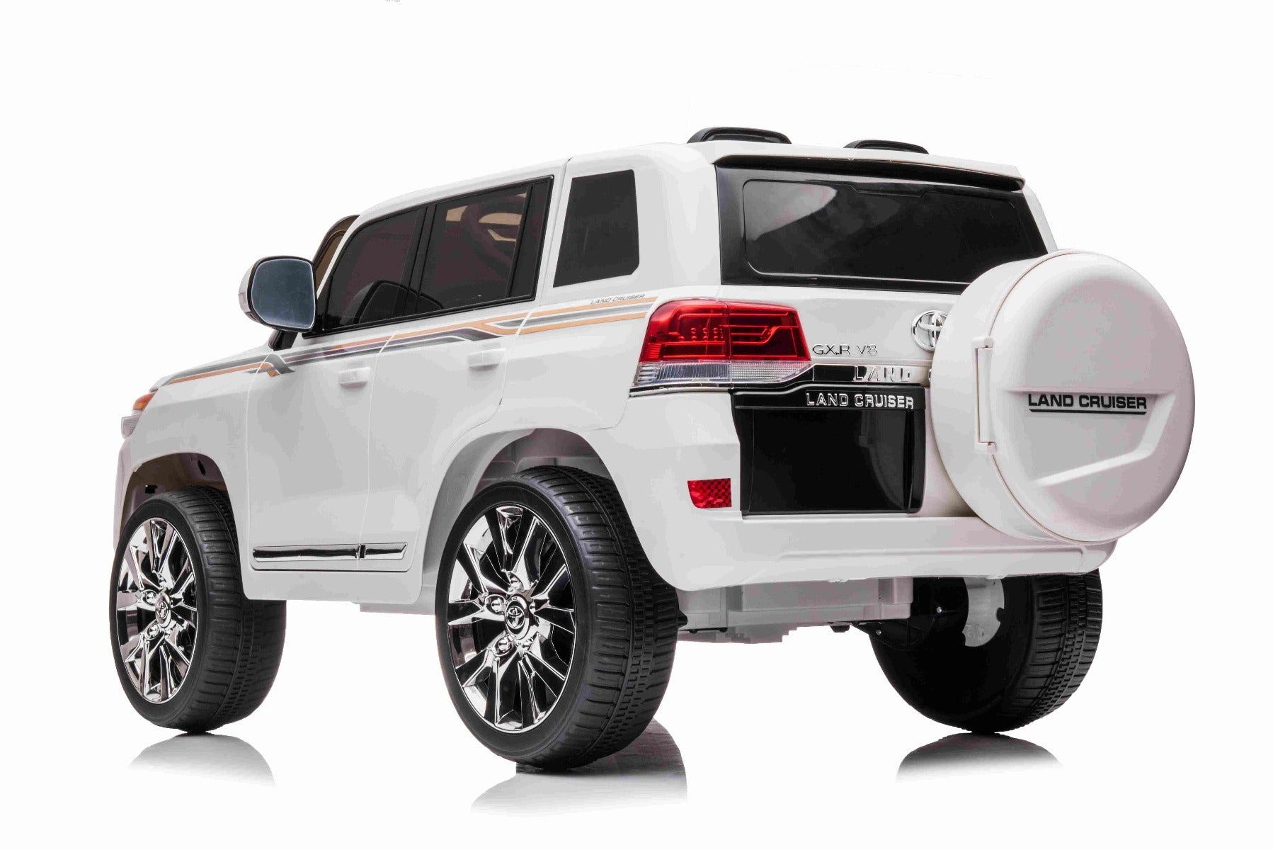 Toyota Land Cruiser 12V – Voiture électrique enfant | Blanc