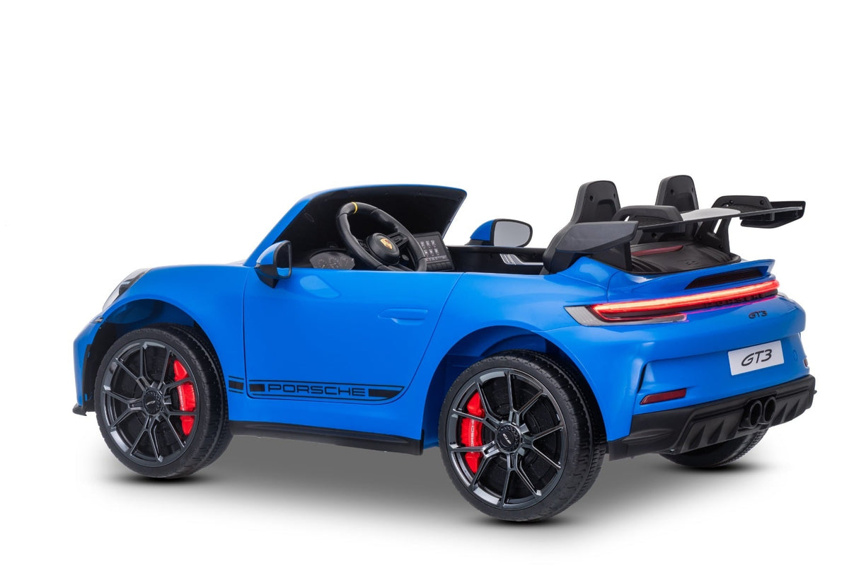Porsche 911 GT3 24V – Voiture électrique enfant 2 places | Bleu