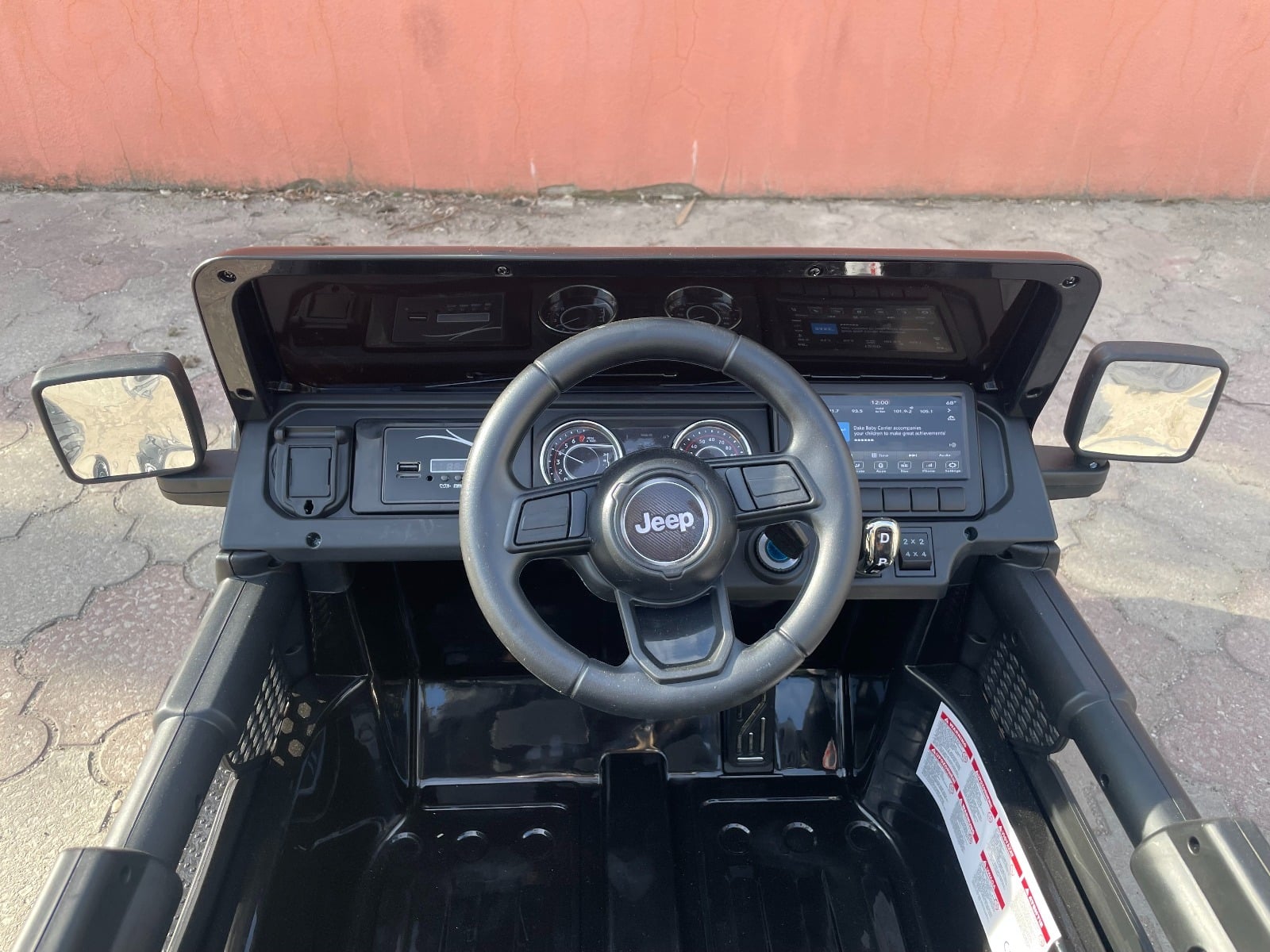 JEEP Wrangler 12V – Voiture électrique enfant 2 places | Blanc