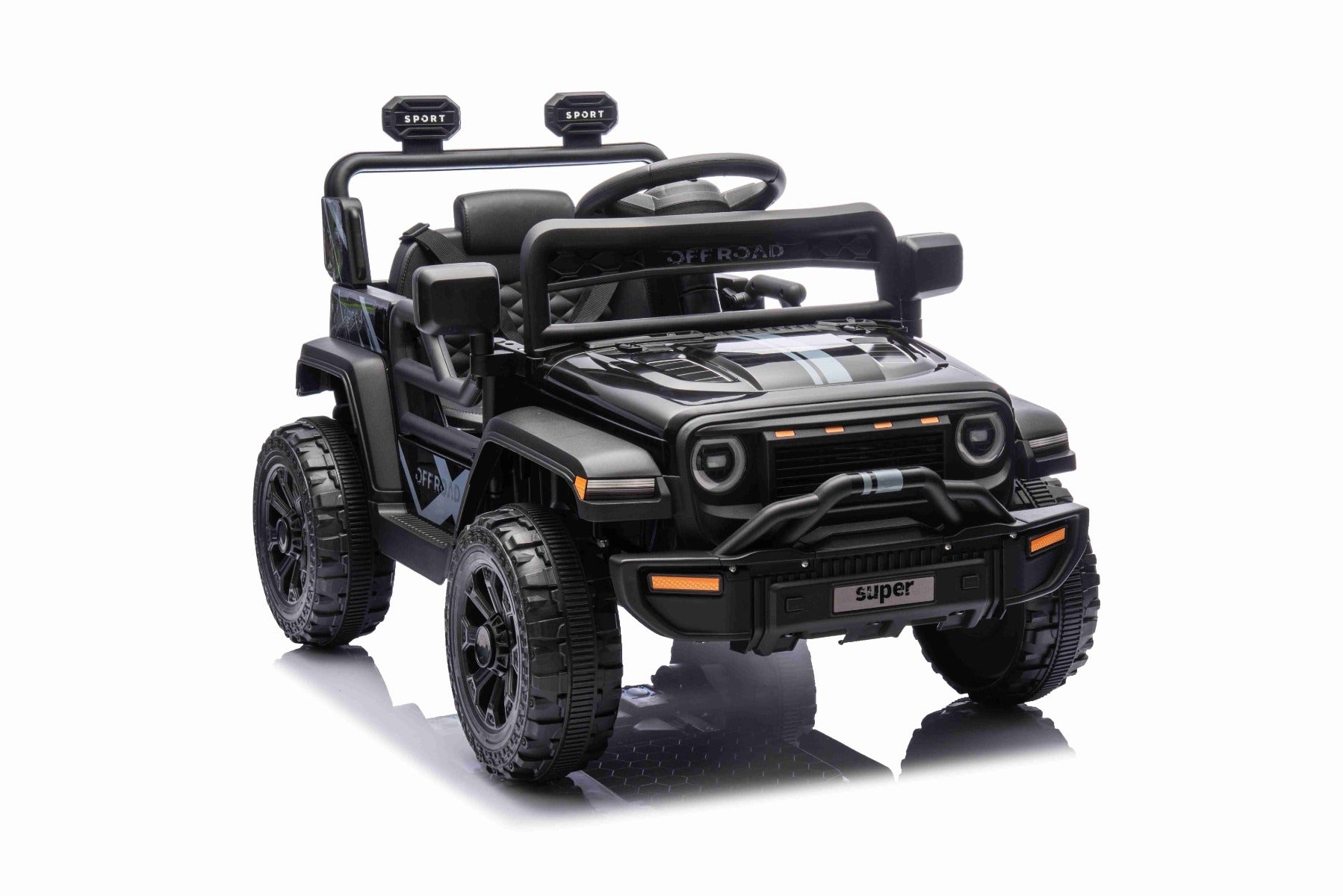 Offroad 12V – Voiture électrique enfant | Noir