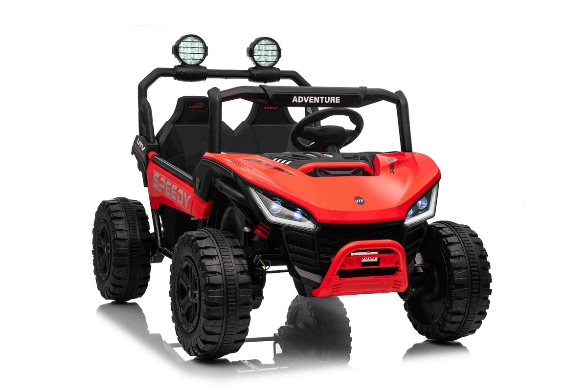 T-Rex Ride 24V – Voiture électrique enfant 2 places | Rouge