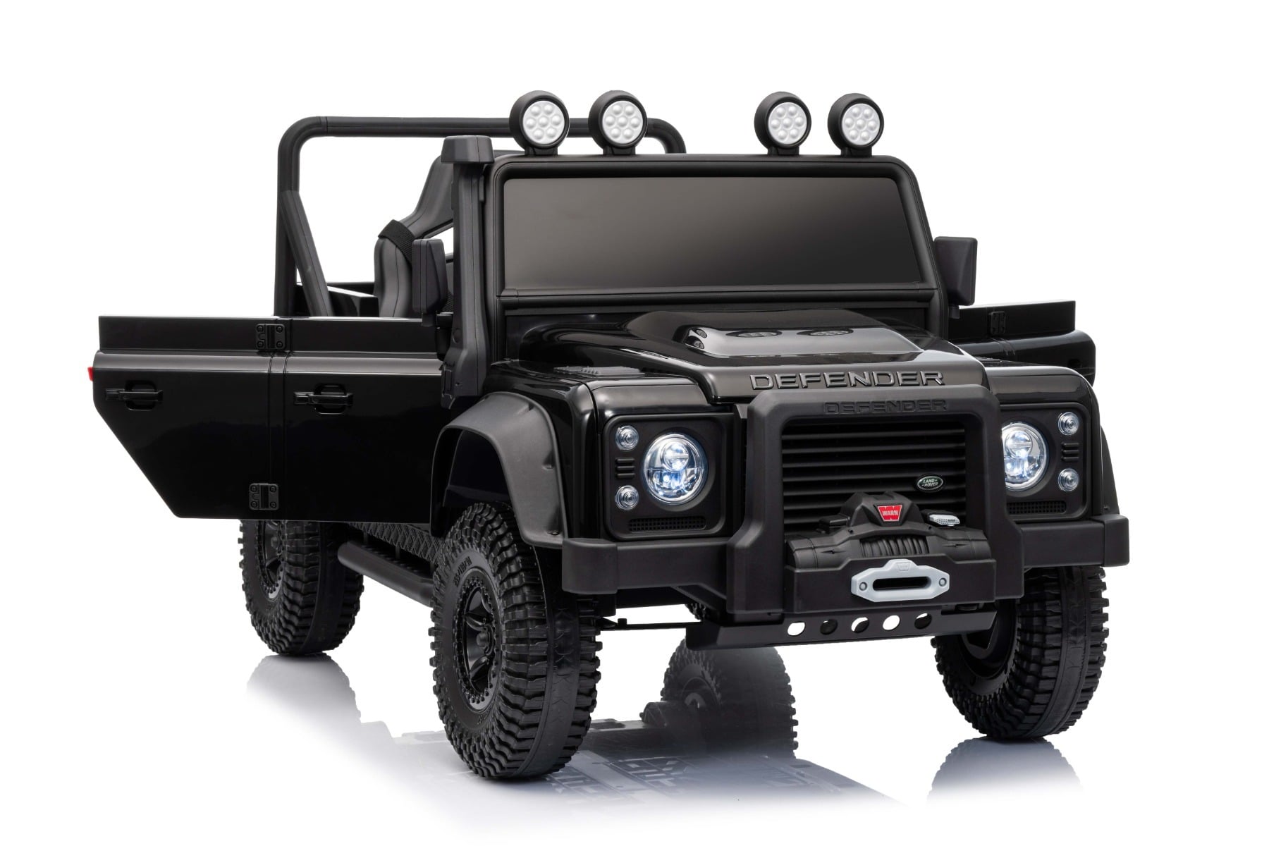 Land Rover Defender 110 SVX 12V – Voiture électrique enfant | Noir
