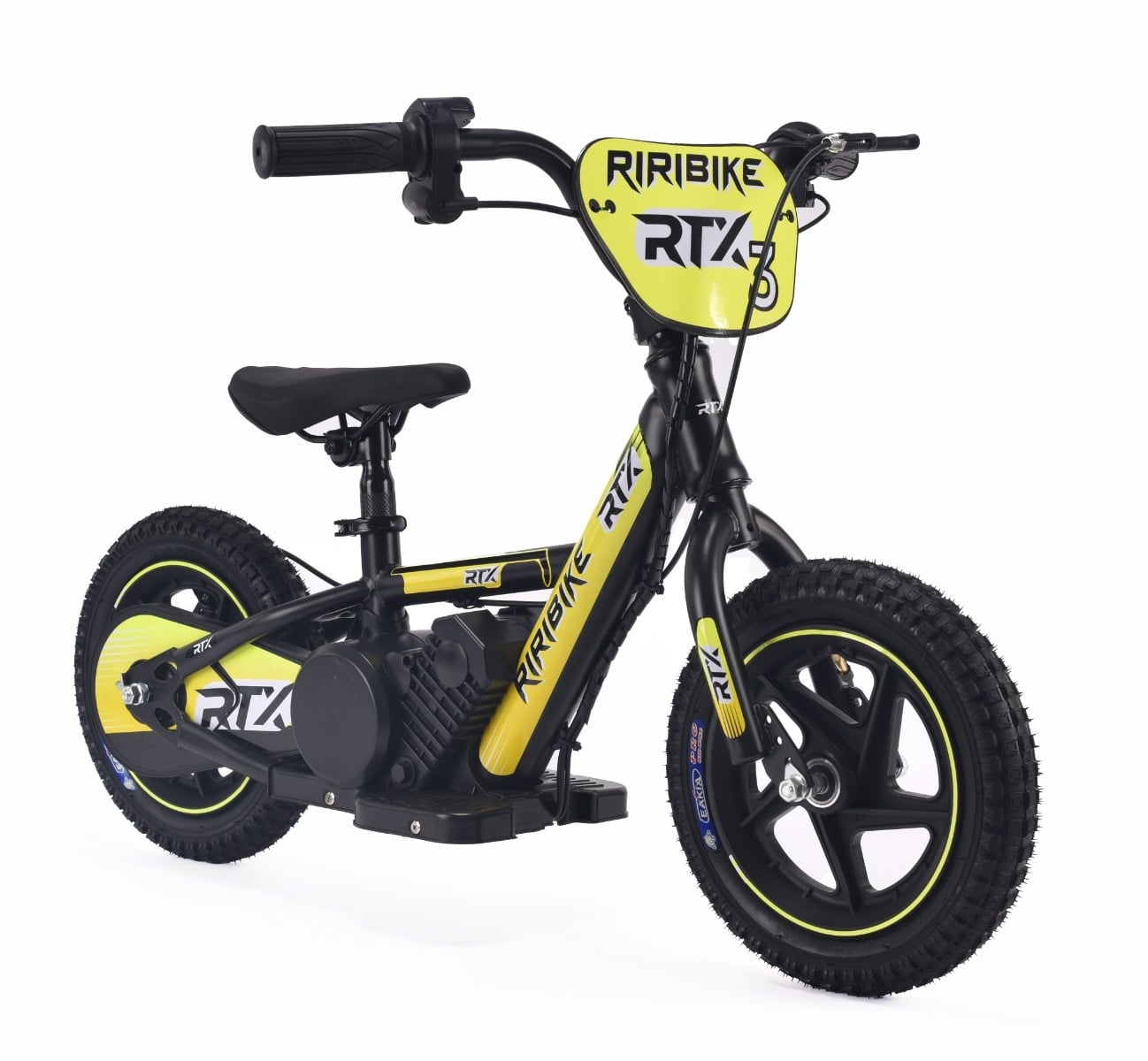 RIRIBIKE RTX3 12" 24V – Elektrische loopfiets kind | Geel
