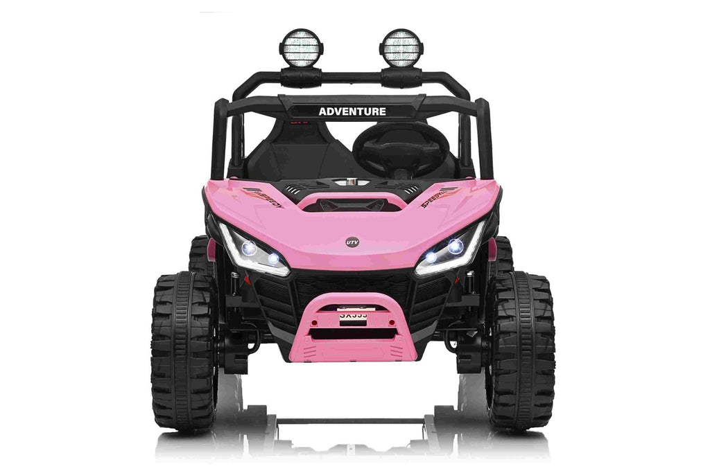 T-Rex Ride 24V – Voiture électrique enfant 2 places | Rose