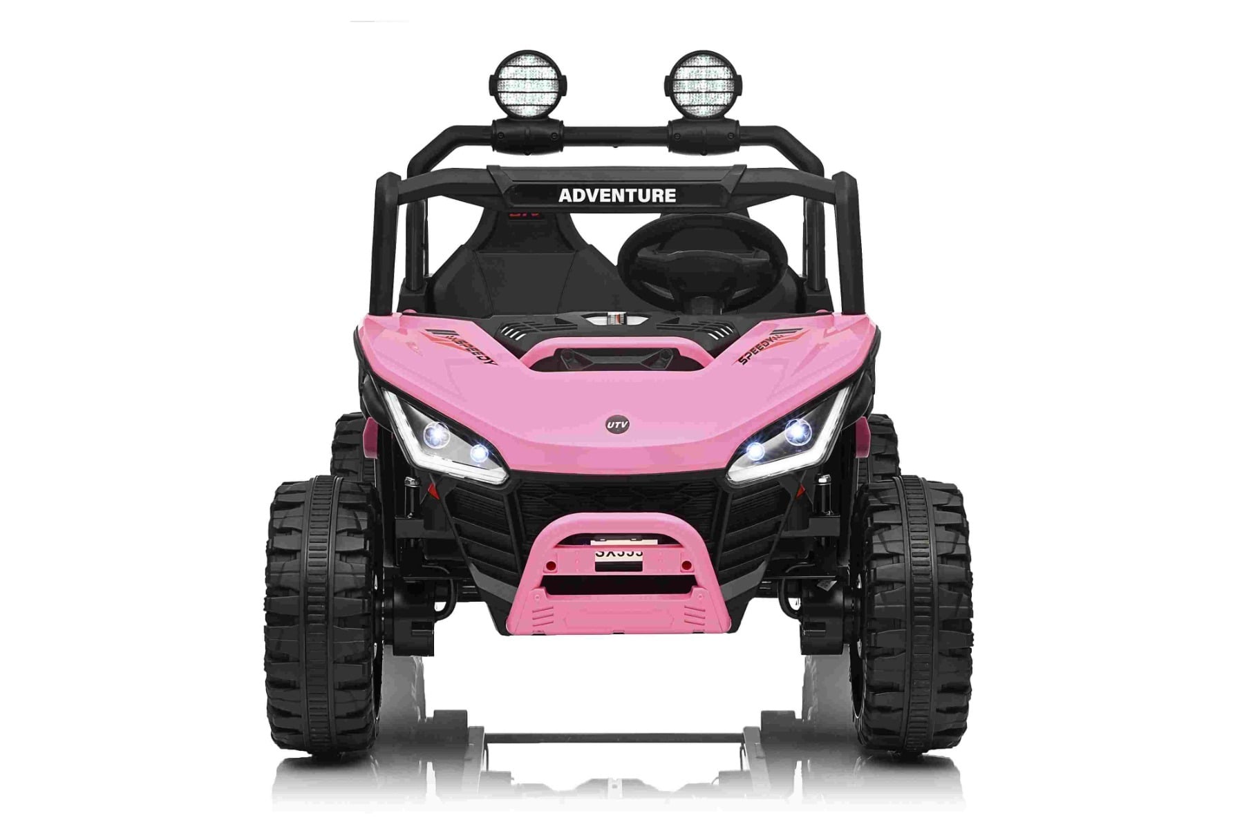 T-Rex Ride 24V – 2-zits elektrische kinderauto | Roze