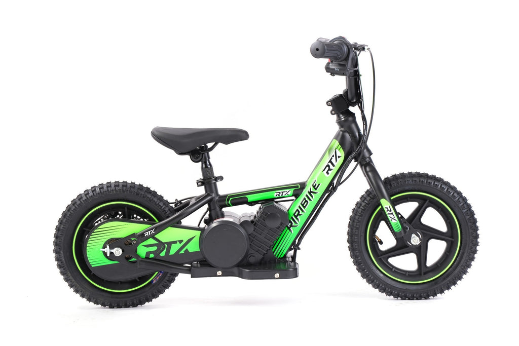 RIRIBIKE RTX3 12" 24V – Draisienne électrique enfant | Vert