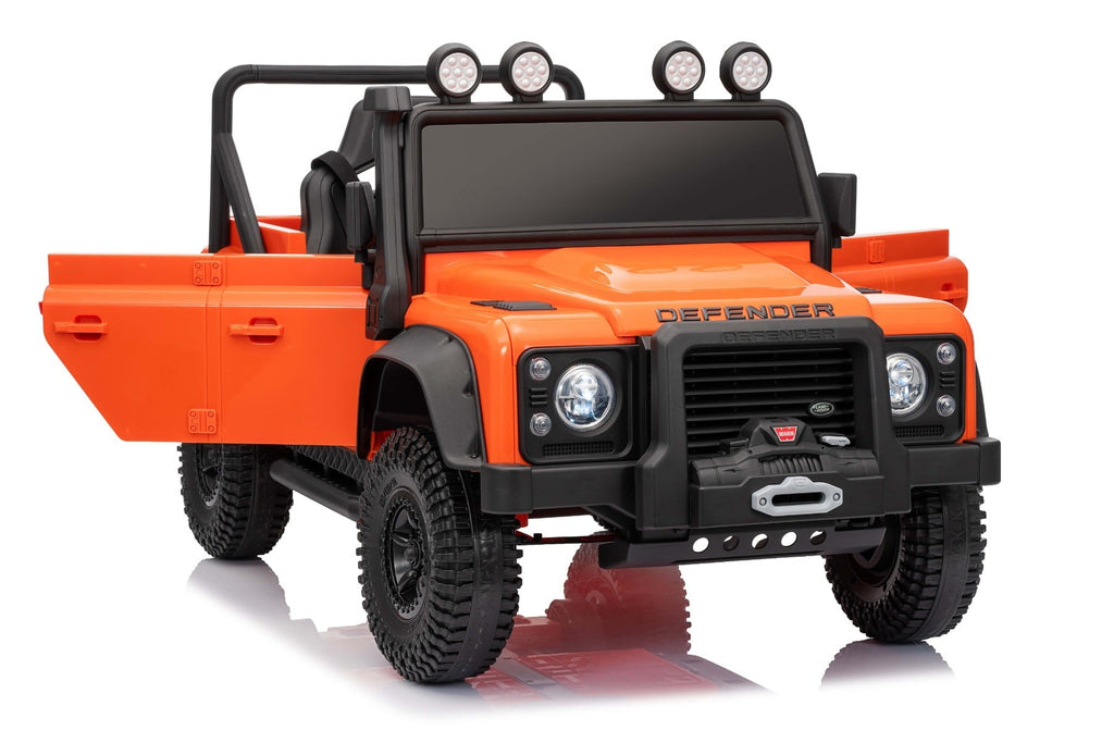 Land Rover Defender 110 SVX 12V – Voiture électrique enfant | Orange