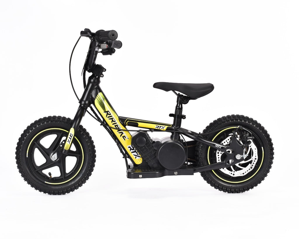 RIRIBIKE RTX3 12" 24V – Elektrische loopfiets kind | Geel