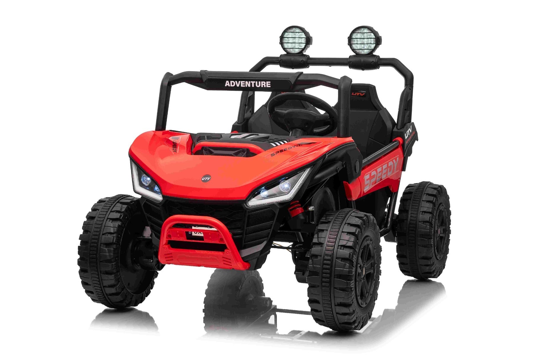 T-Rex Ride 24V – Voiture électrique enfant 2 places | Rouge