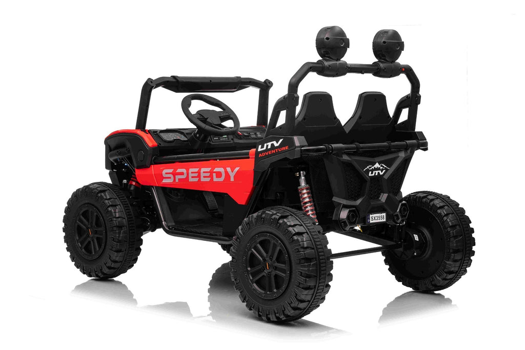 T-Rex Ride 24V – Voiture électrique enfant 2 places | Rouge
