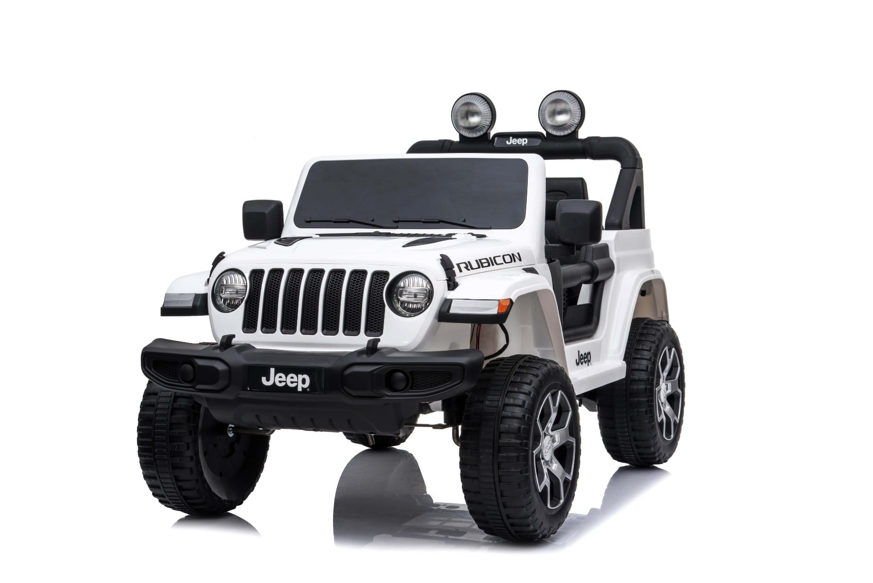 JEEP Wrangler 12V – Voiture électrique enfant 2 places | Blanc