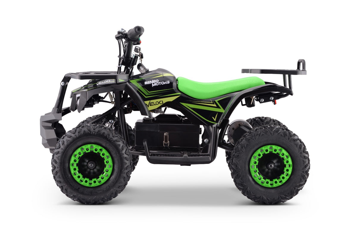 Veloci 800 W – Quad électrique enfant | Vert