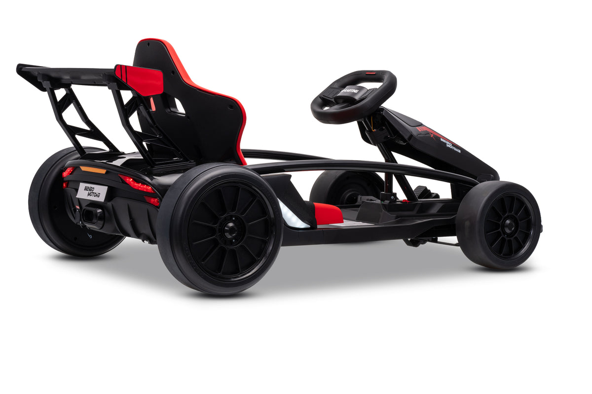Drift Car 24V – Kart électrique enfant | Noir