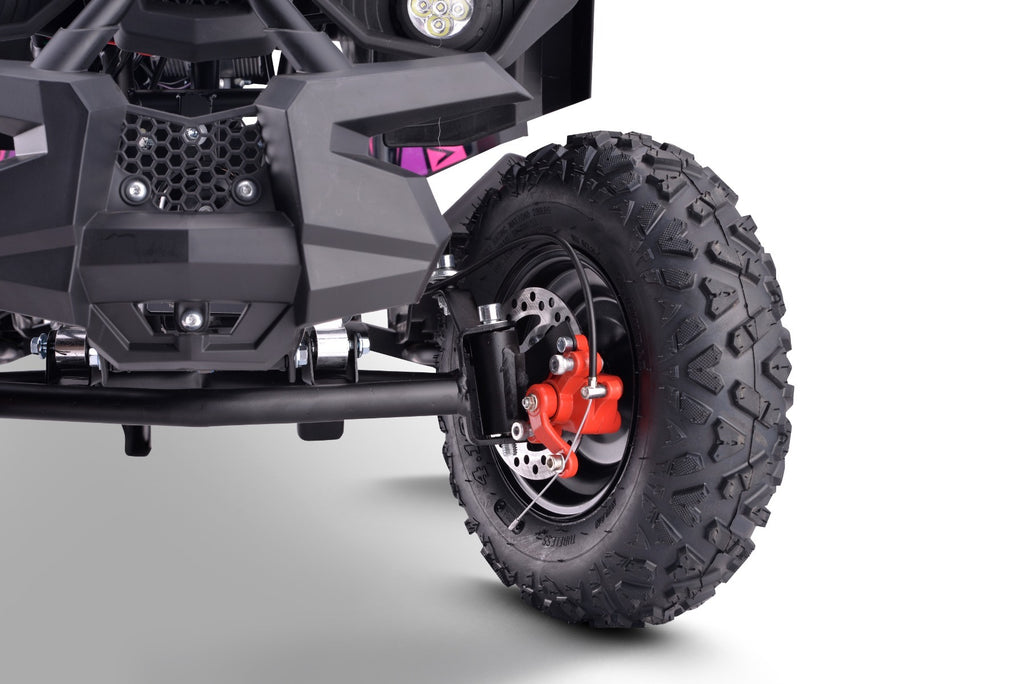 Veloci 800 W – Elektrische kinderquad | Geel