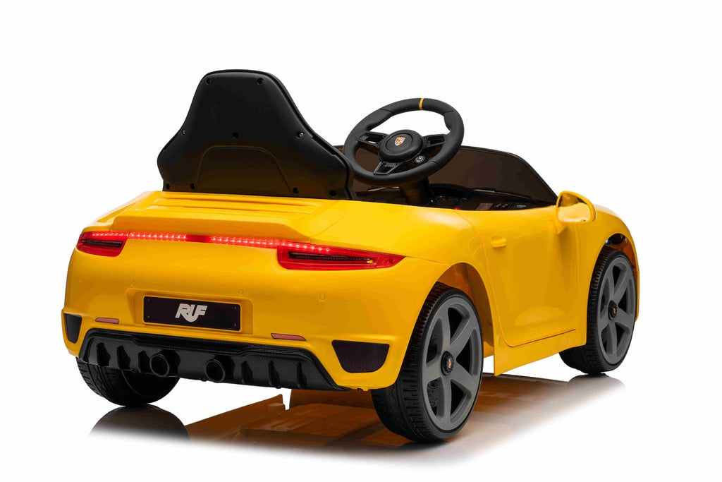 RUF GT 12V – Voiture électrique enfant | Jaune