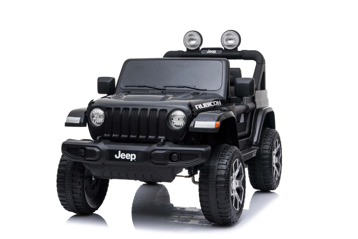 JEEP Wrangler 12V – Voiture électrique enfant 2 places | Noir