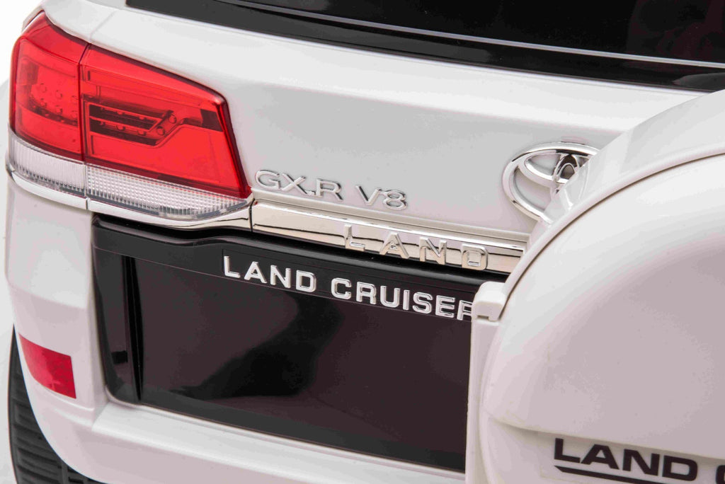 Toyota Land Cruiser 12V – Voiture électrique enfant | Blanc
