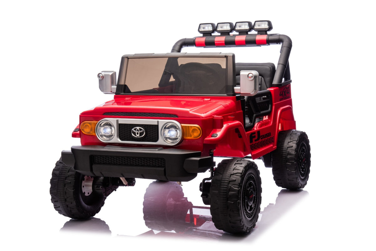 Toyota FJ Cruiser 24V – Voiture électrique enfant 2 places | Rouge