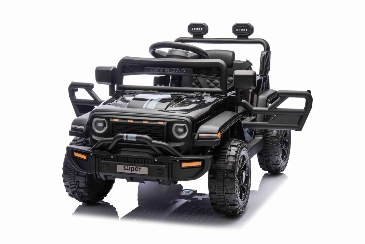 Offroad 12V – Voiture électrique enfant | Noir