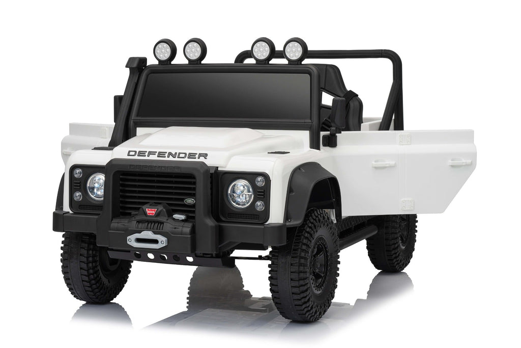 Land Rover Defender 110 SVX 12V – Voiture électrique enfant | Blanc