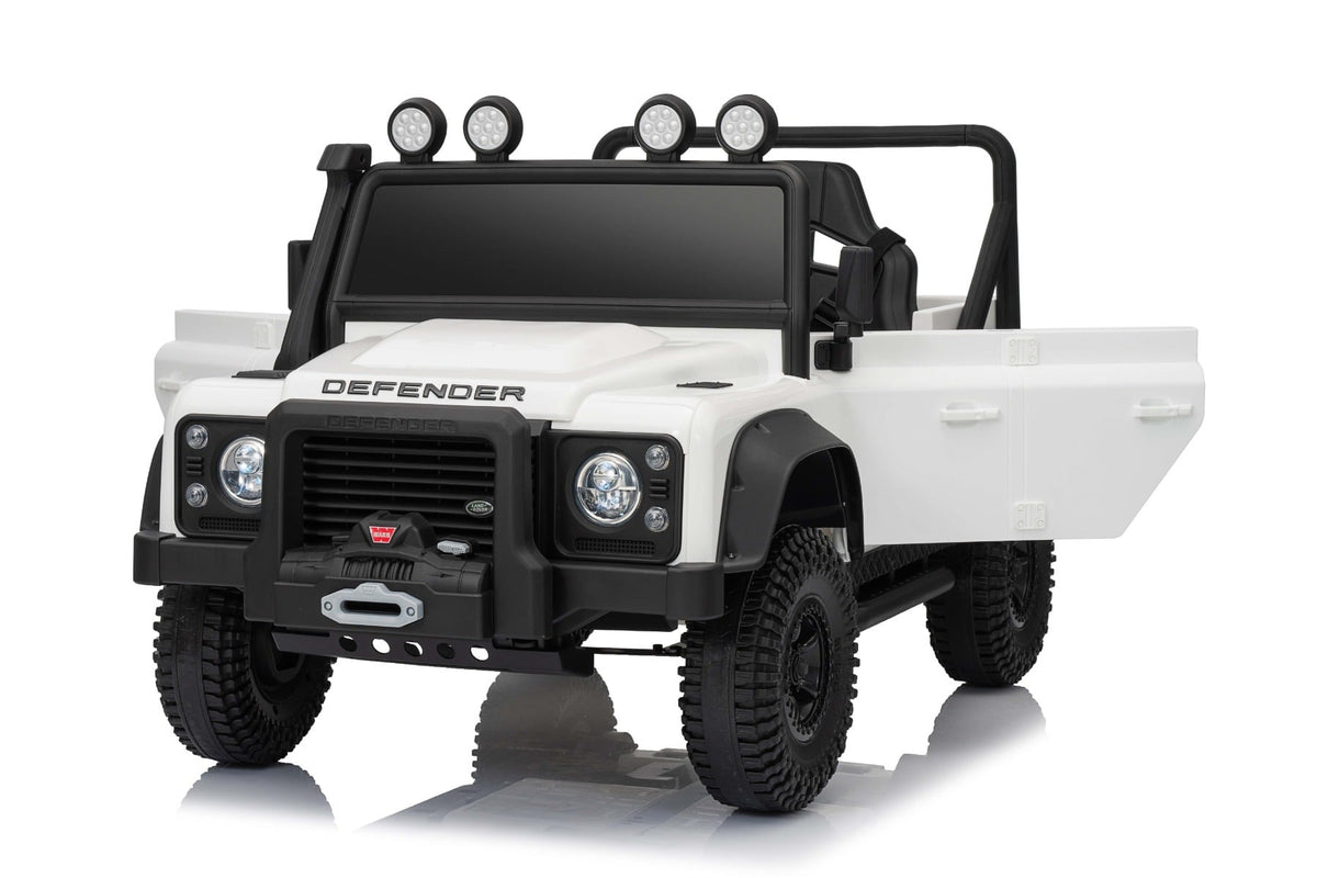 Land Rover Defender 110 SVX 12V – Voiture électrique enfant | Blanc