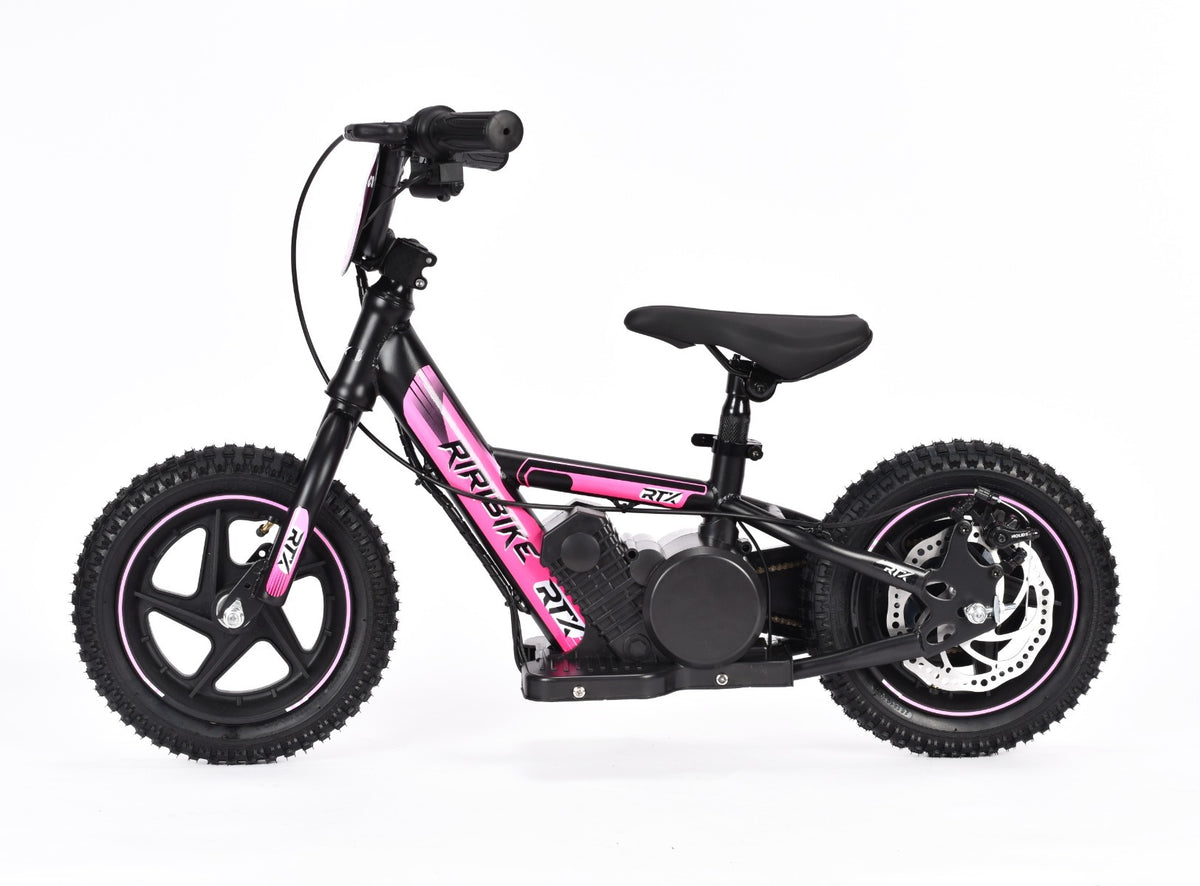 RIRIBIKE RTX3 12" 24V – Draisienne électrique enfant | Rose