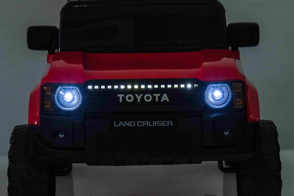 Toyota Land Cruiser 12V – Voiture électrique enfant | Rouge