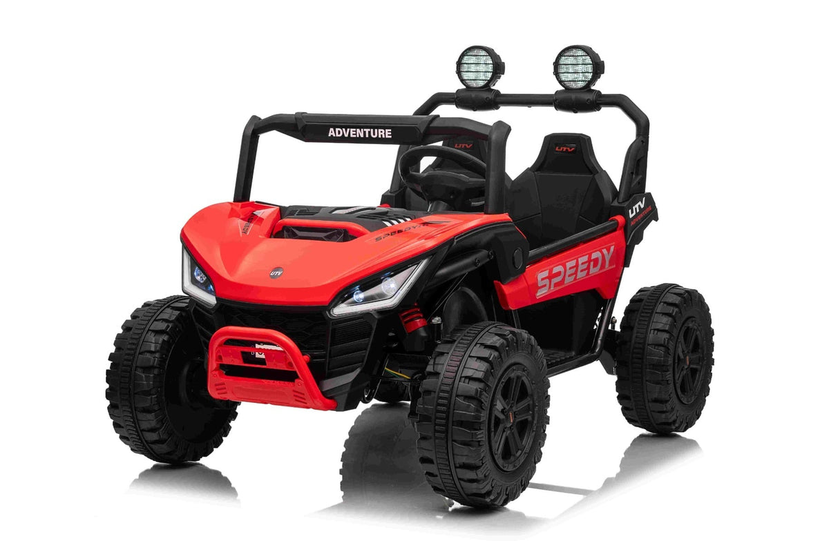 T-Rex Ride 24V – Voiture électrique enfant 2 places | Rouge