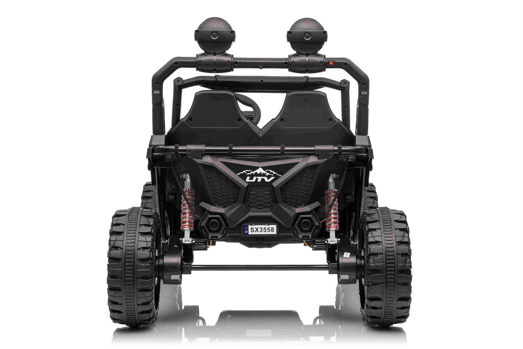 T-Rex Ride 24V – Voiture électrique enfant 2 places | Noir