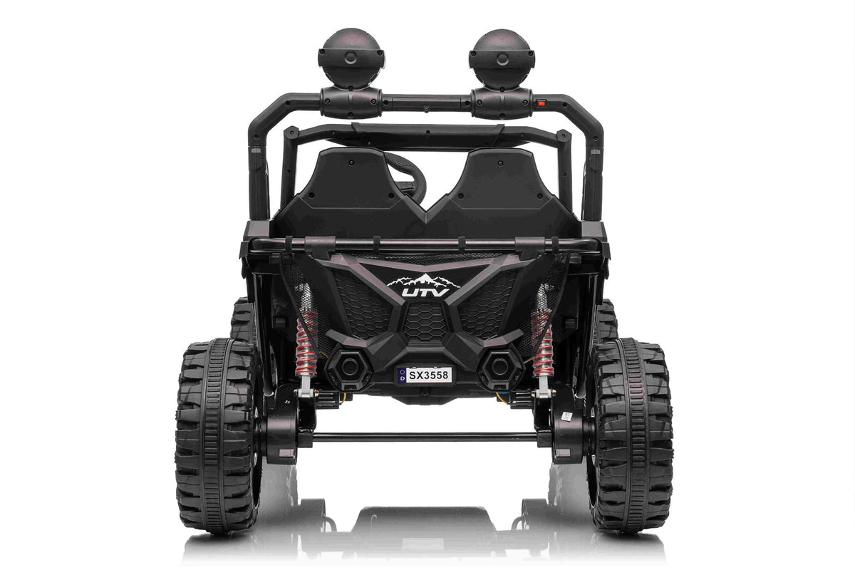 T-Rex Ride 24V – Voiture électrique enfant 2 places | Noir