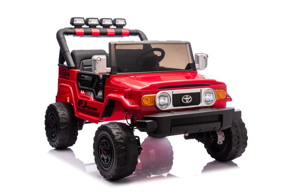 Toyota FJ Cruiser 24V – Voiture électrique enfant 2 places | Rouge