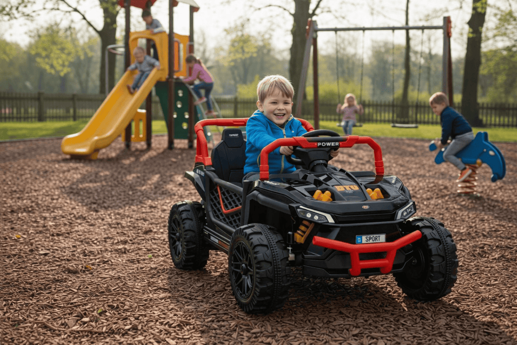 UTV 12V – Buggy électrique enfant | Noir
