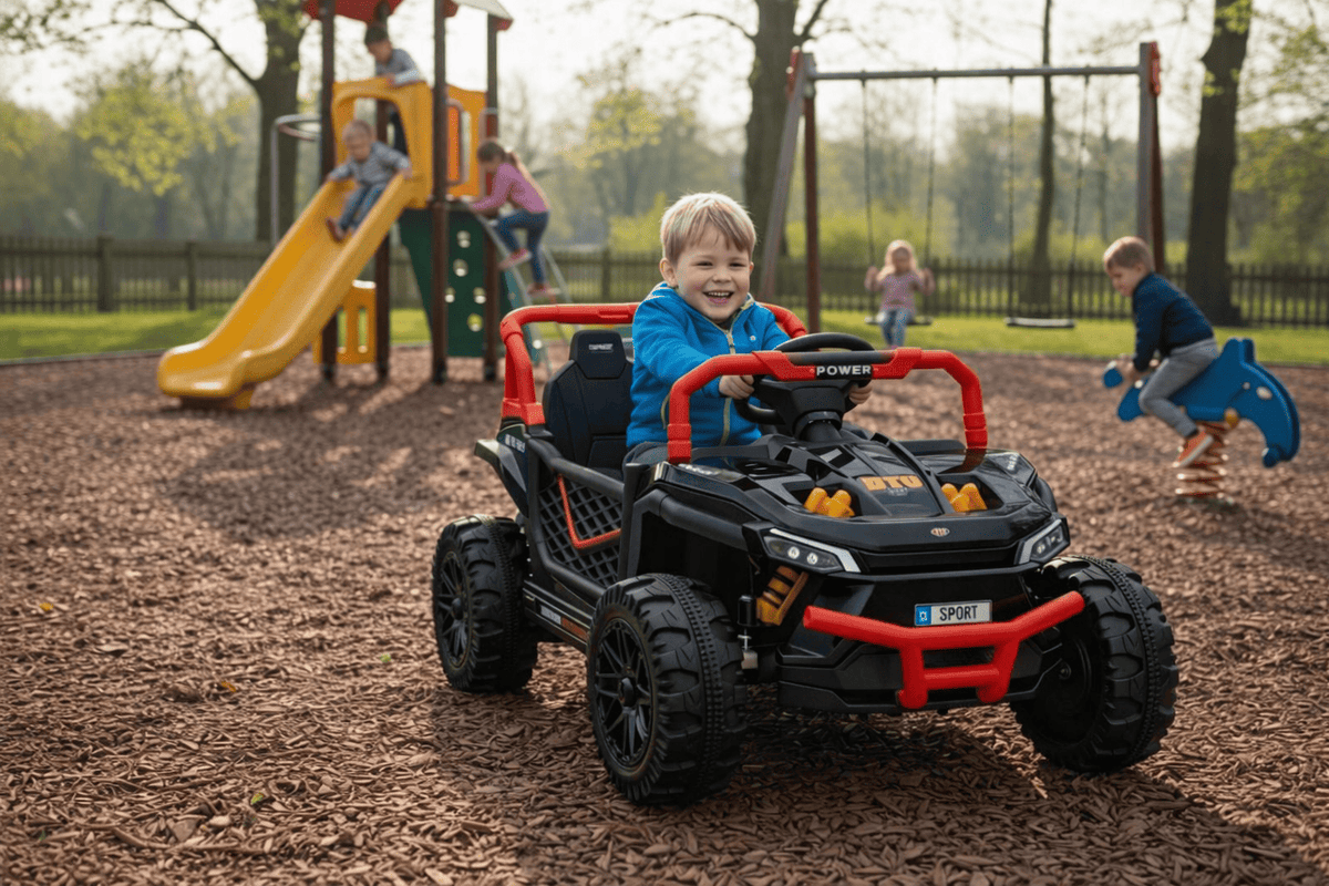 UTV 12V – Buggy électrique enfant | Noir