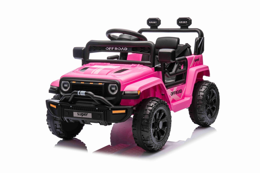 Offroad 12V – Voiture électrique enfant | Rose