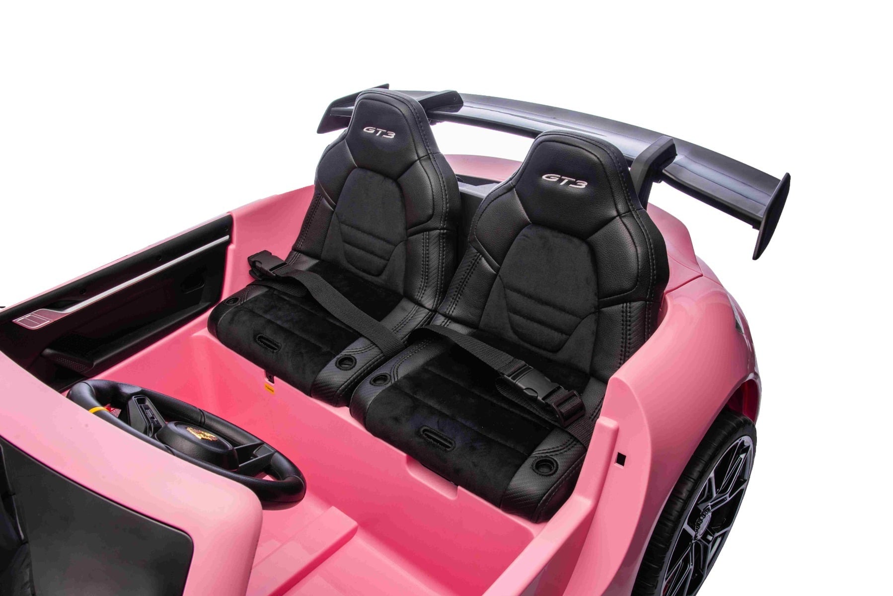 Porsche 911 GT3 24V – Voiture électrique enfant 2 places | Rose