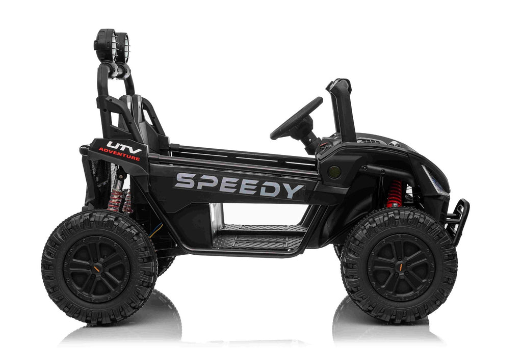 T-Rex Ride 24V – Voiture électrique enfant 2 places | Noir