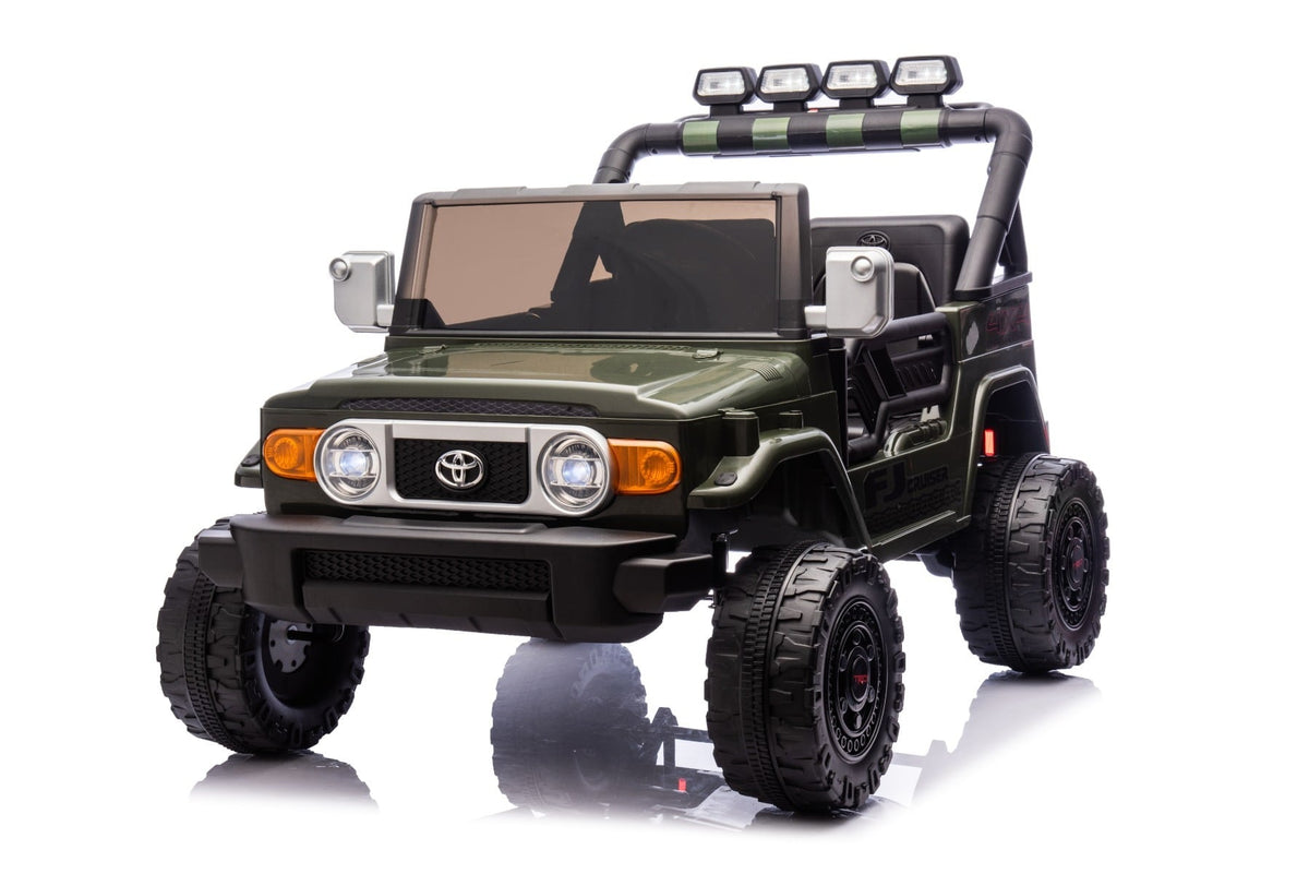 Toyota FJ Cruiser 24V – Voiture électrique enfant 2 places | Vert
