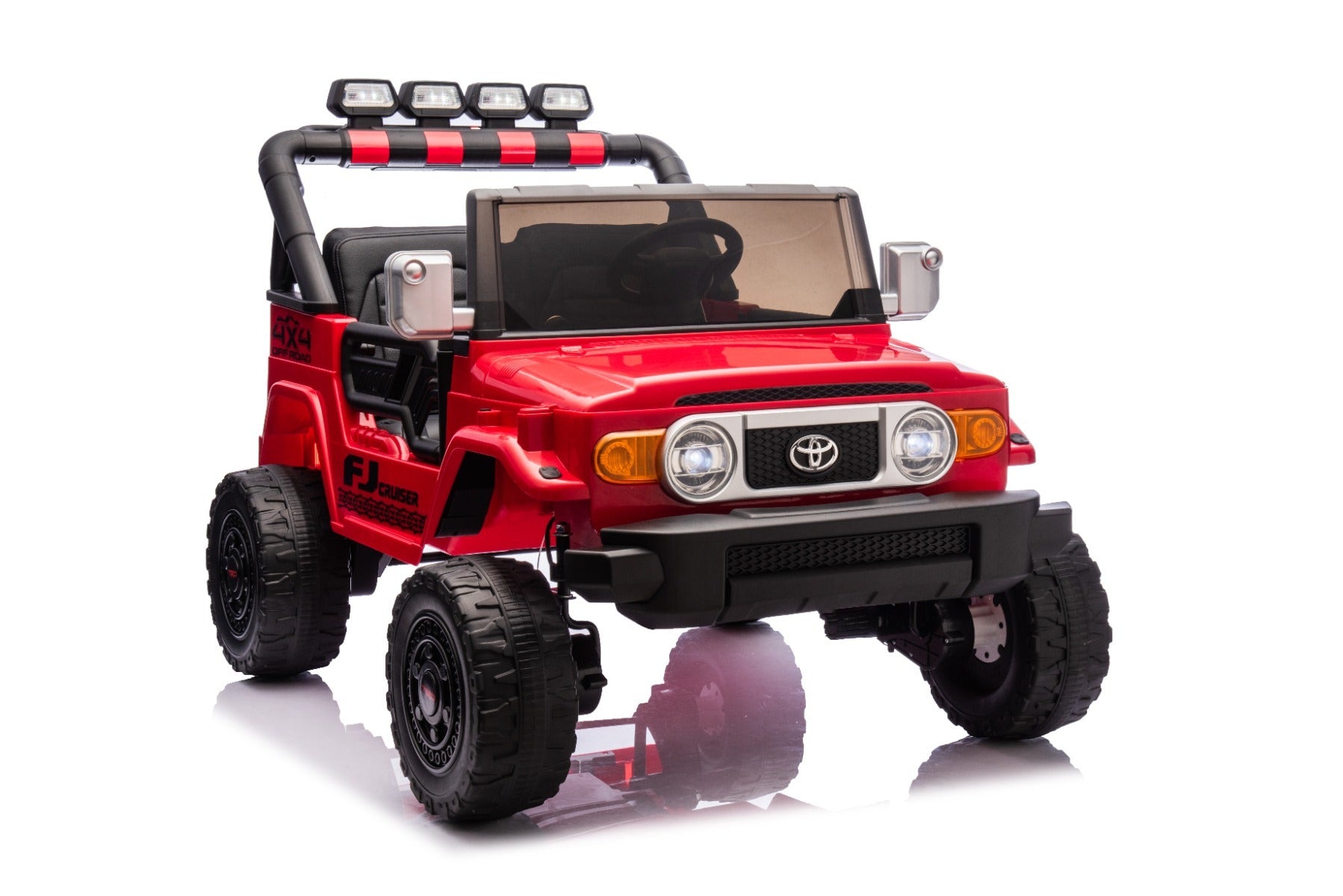 Toyota FJ Cruiser 24V – Voiture électrique enfant 2 places | Rouge