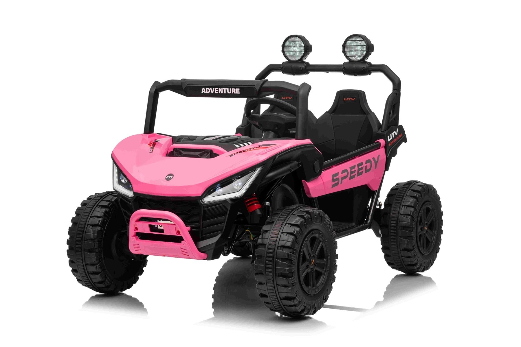 T-Rex Ride 24V – 2-zits elektrische kinderauto | Roze