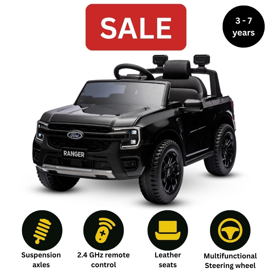 Ford 707 12V – Voiture électrique enfant | Noir
