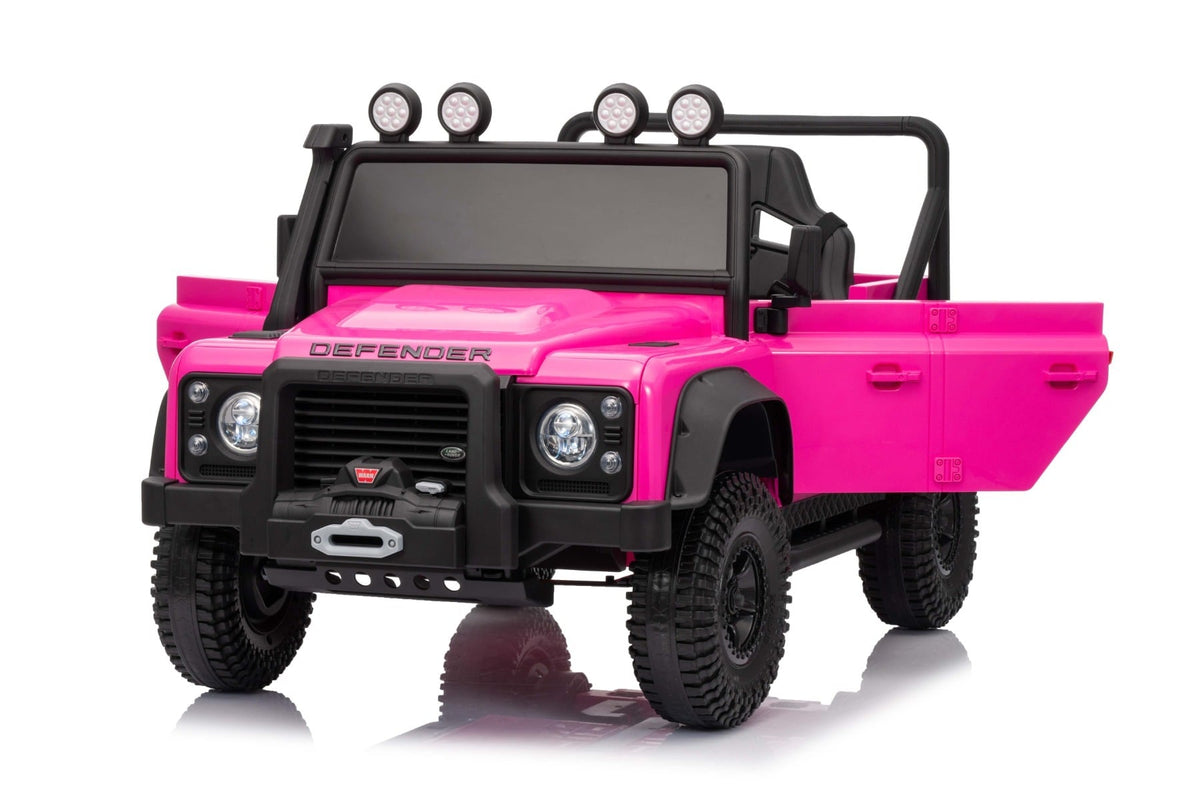 Land Rover Defender 110 SVX 12V – Voiture électrique enfant | Rose