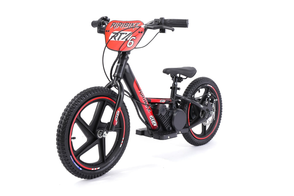 RIRIBIKE RTX6 16" 24V – Elektrische loopfiets voor kinderen | Rood