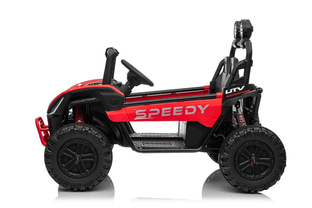 T-Rex Ride 24V – Voiture électrique enfant 2 places | Rouge